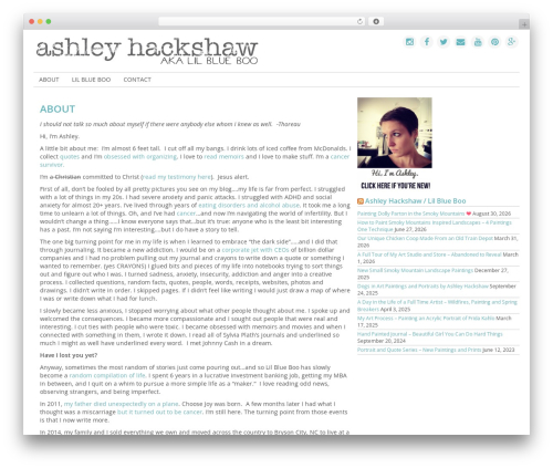 ashleyhackshaw WP theme - ashleyhackshaw.com