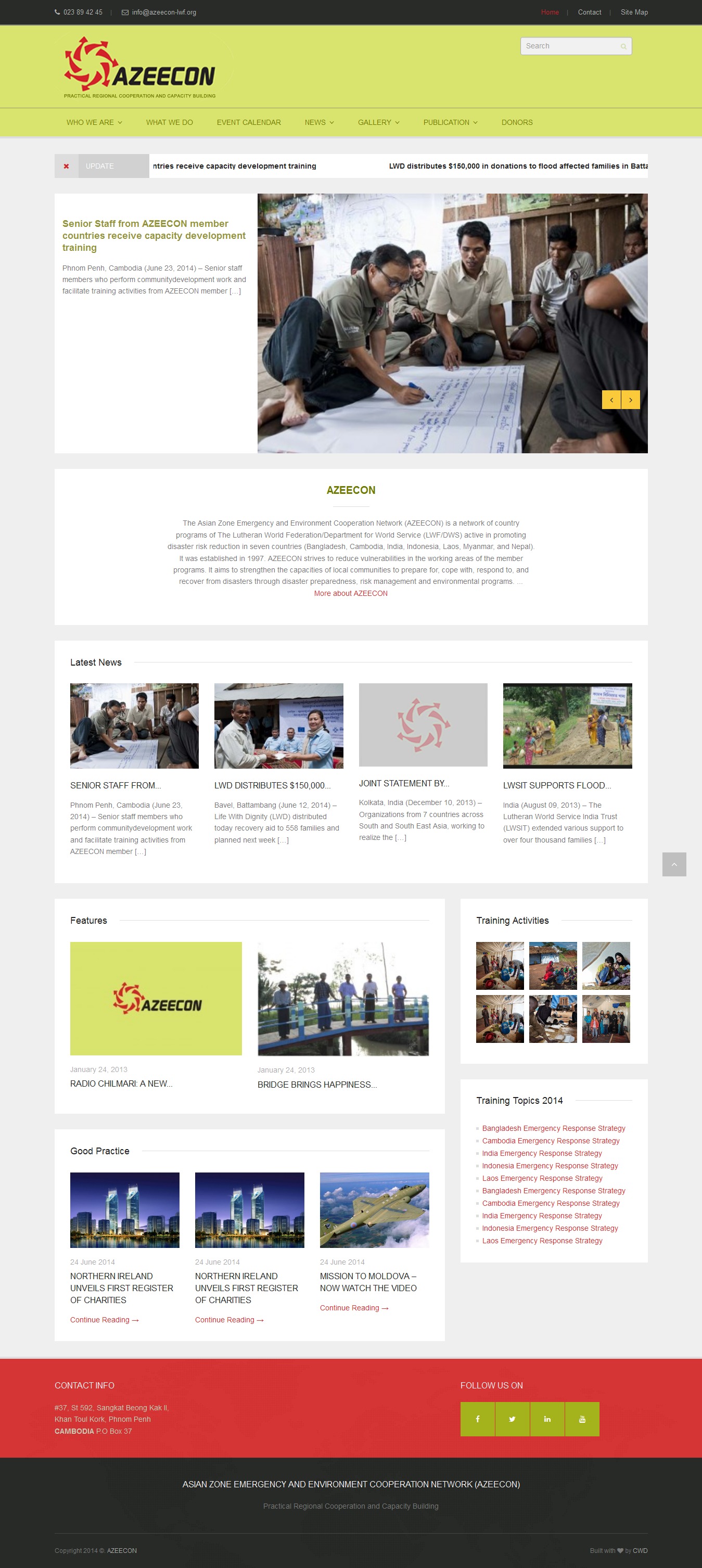 Azeecon theme WordPress by CWD
