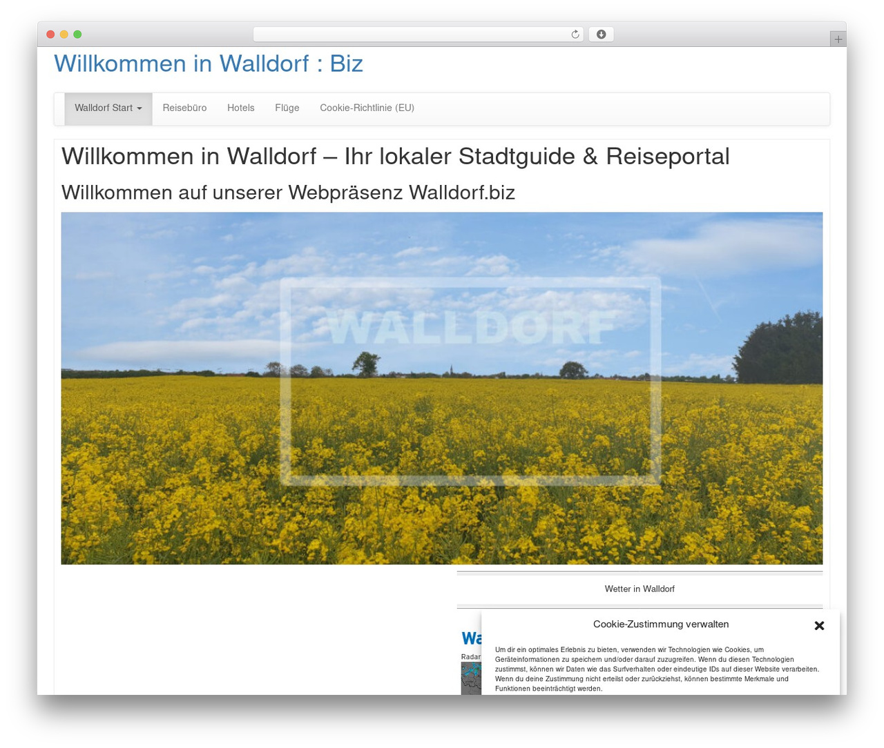 Bootstrap Basic WordPress theme free - walldorf.biz