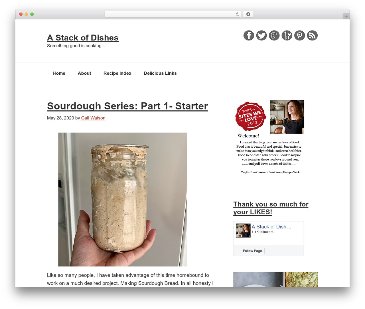 Genesis theme WordPress - astackofdishes.com Genesis theme WordPress - astackofdishes.com