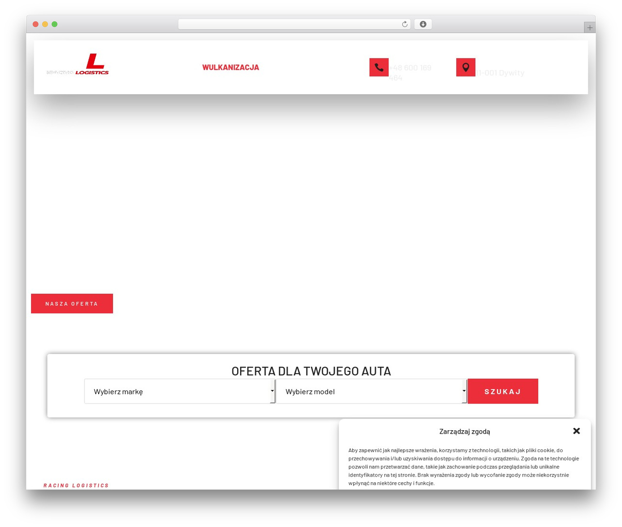 Hello Elementor WordPress theme - racinglogistics.pl