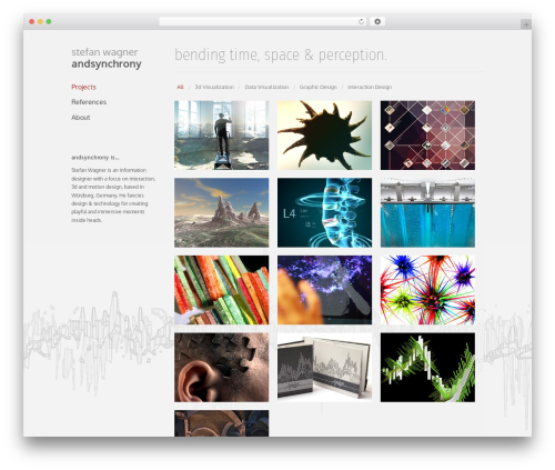 Infinity WP theme - andsynchrony.net