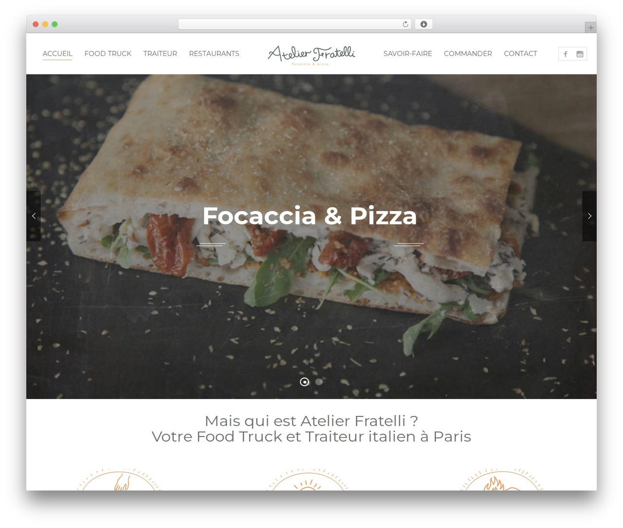 LaCuisine WordPress pizza theme - atelierfratelli.fr