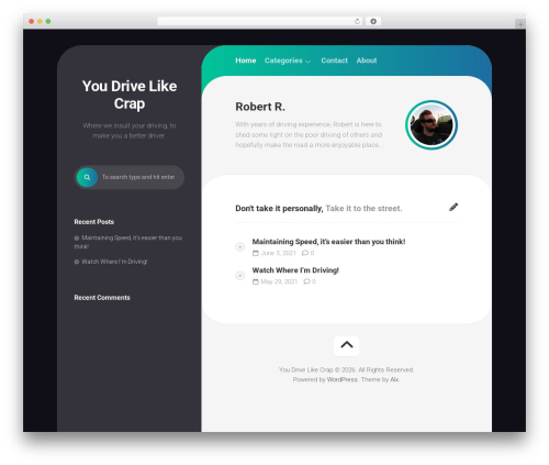 Noteblock theme WordPress - youdrivelikecrap.com Noteblock theme WordPress - youdrivelikecrap.com