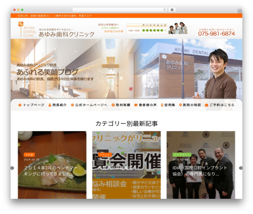 Original WordPress theme - ayumiblog.com