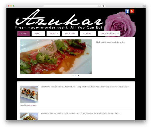 Path WordPress theme - azukarsushi.com