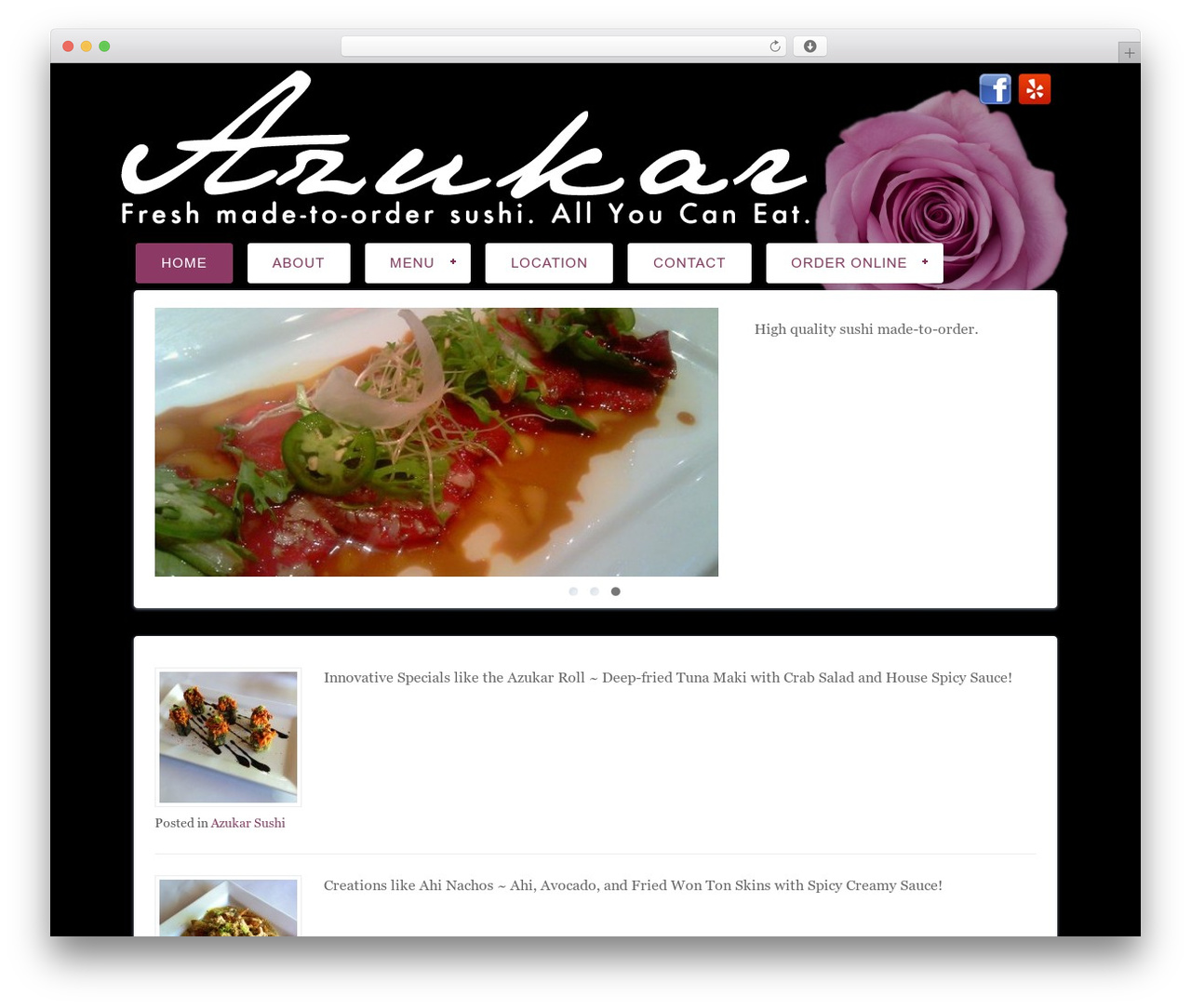 Path WordPress theme - azukarsushi.com Path WordPress theme - azukarsushi.com