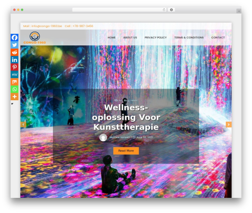 Refresh Blog free WordPress theme - congo-1960.be