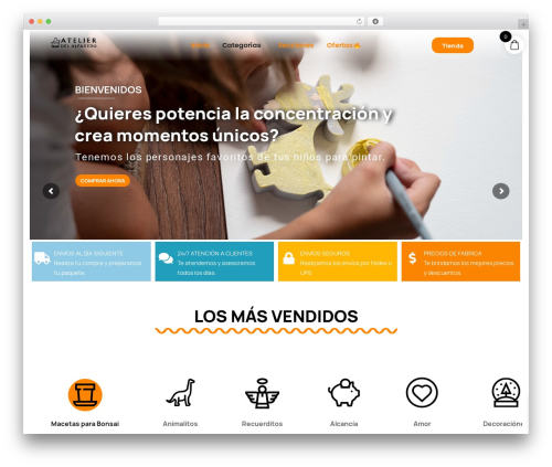 Goal salespopup WordPress plugin - atelierdelalfarero.com
