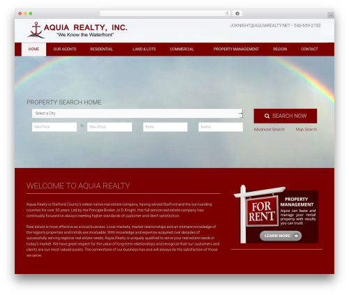 Theme WordPress Equity - aquiarealty.net