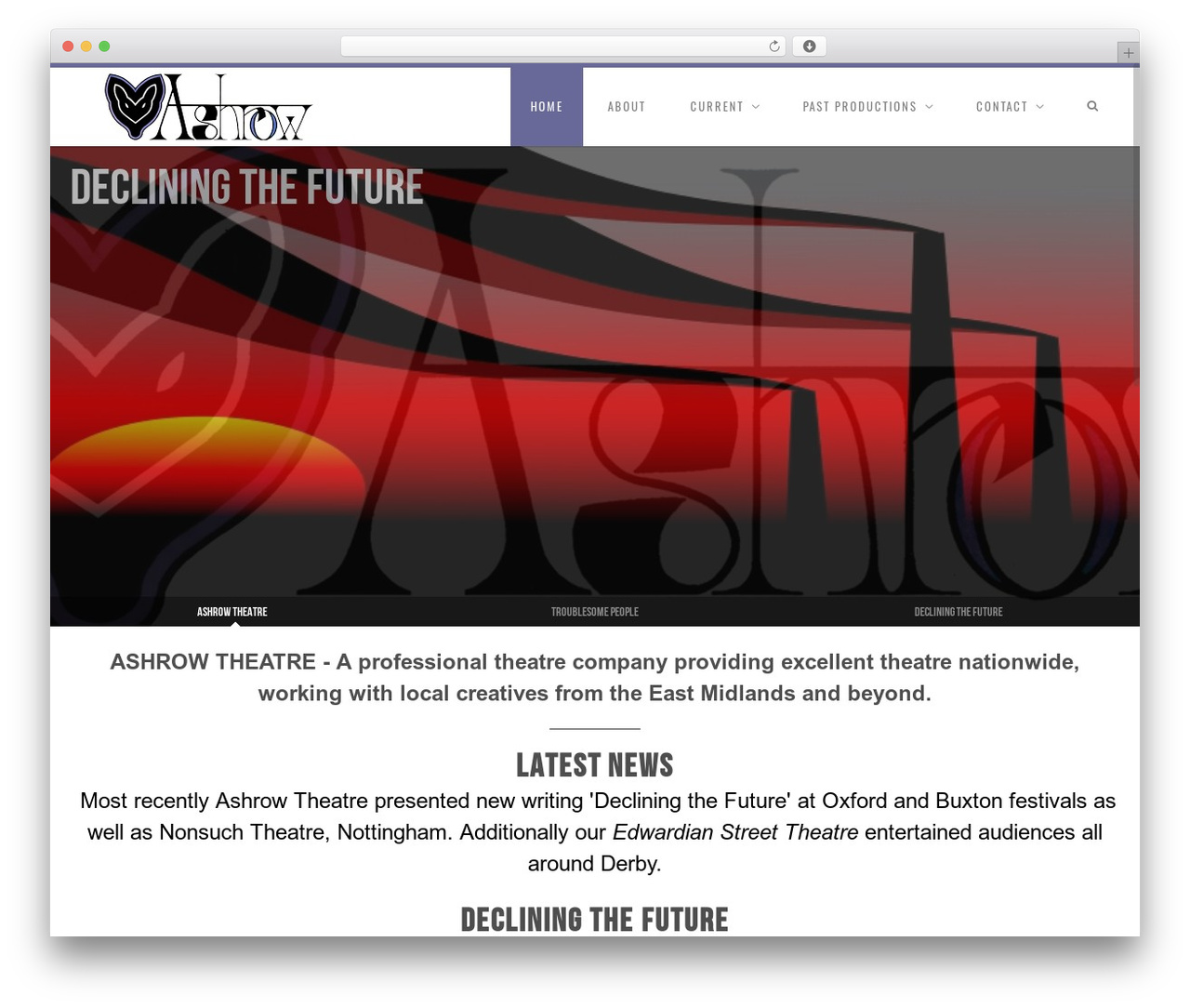 Theme WordPress Senna - ashrowtheatre.com