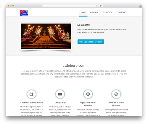 Traffica Pro Responsive Theme WordPress theme - attleboro.com