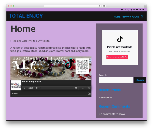 Formlayer WordPress plugin - totalenjoy.co.uk