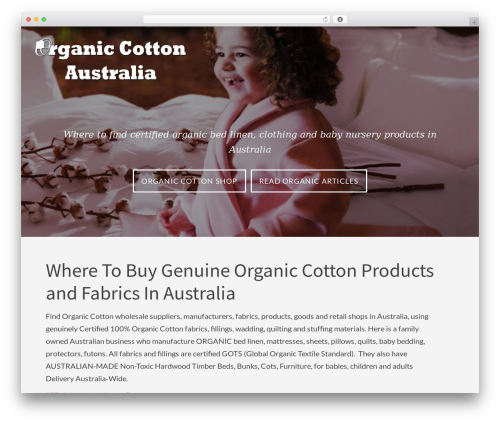WordPress theme Atomic - australianorganiccotton.com