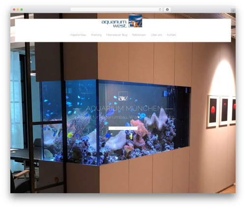 WordPress theme Borderland - aquariumwest.de