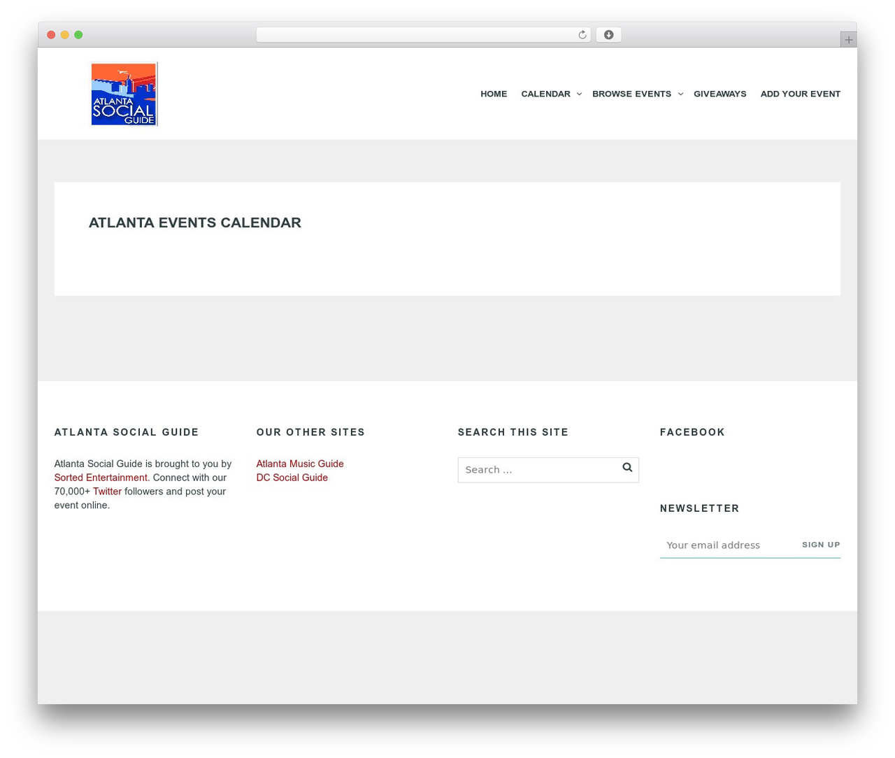 WordPress theme Eventica WP - atlantasocialguide.com WordPress theme Eventica WP - atlantasocialguide.com