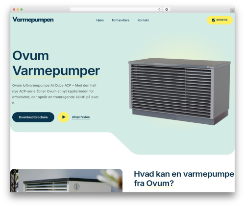 Profecient essential WordPress plugin - varmepumpen.info
