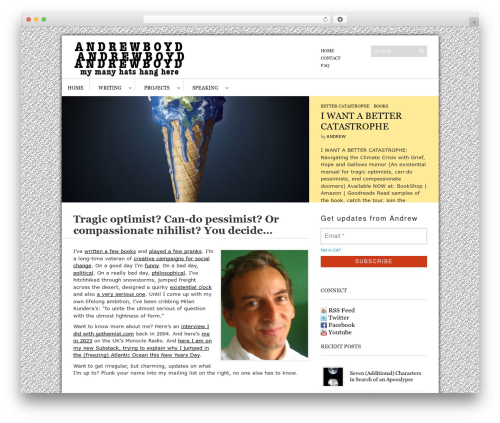 WordPress theme Sight - andrewboyd.com