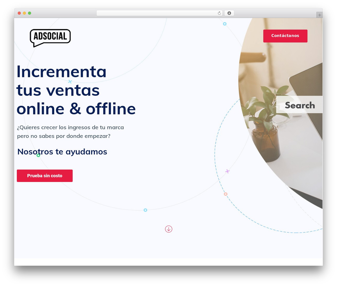 WP theme StartFlow - adsocial.com.mx