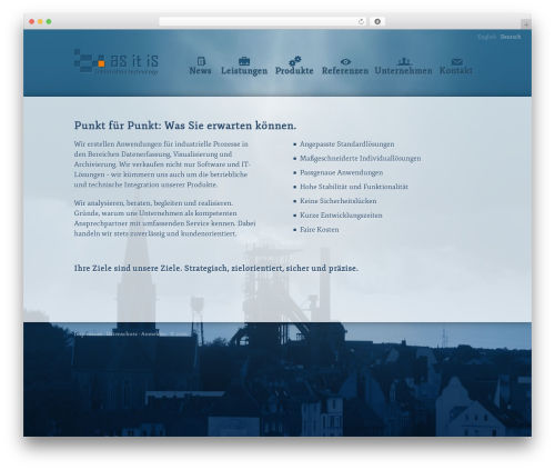 as-itis theme WordPress - as-itis.com