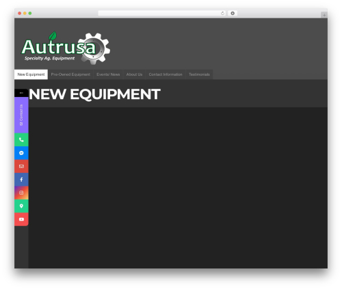 Bold WordPress theme - autrusa.com