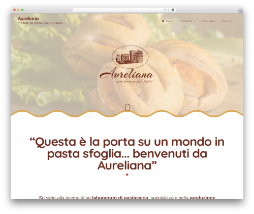 Elementare PRO top WordPress theme - aureliana-dolcesalato.com
