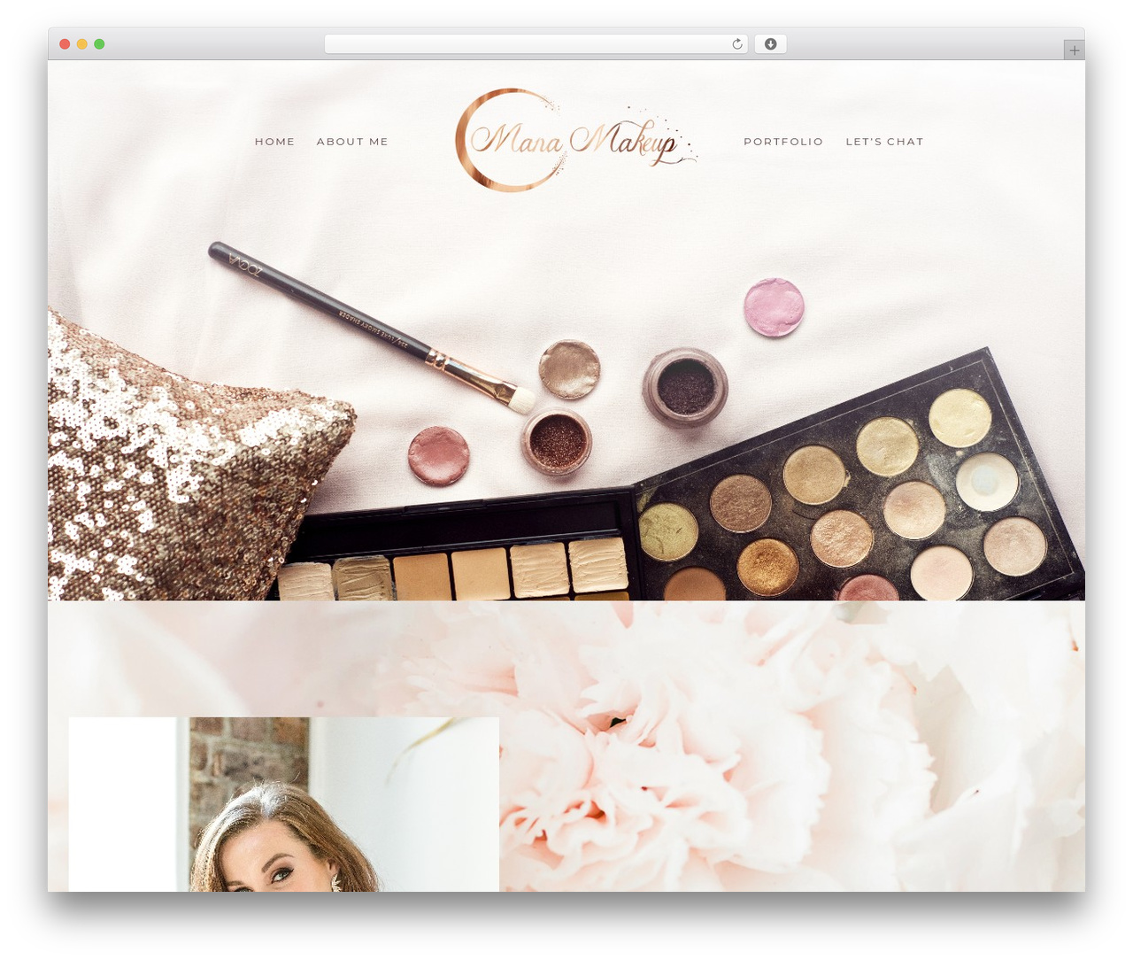 Genesis WordPress theme - manamakeup.co.za