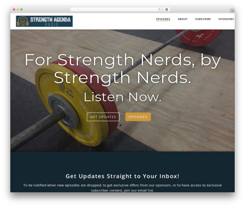 Integral theme WordPress - strengthagendaradio.com