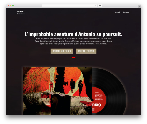 Layers top WordPress theme - antonio3.com