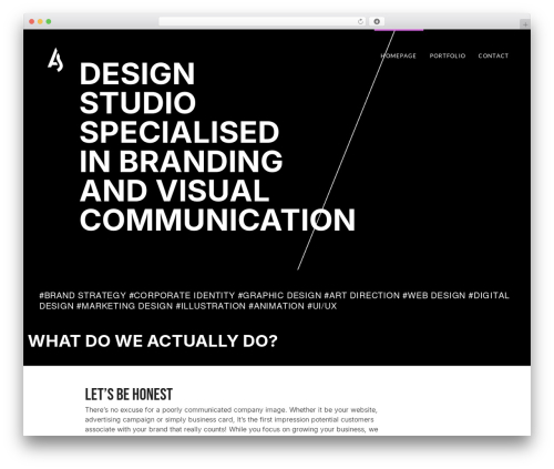 Lobo theme WordPress - as-identity.com