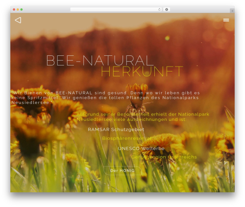 Quantum WordPress Theme best WordPress theme - airborne-cam.at/bee-natural