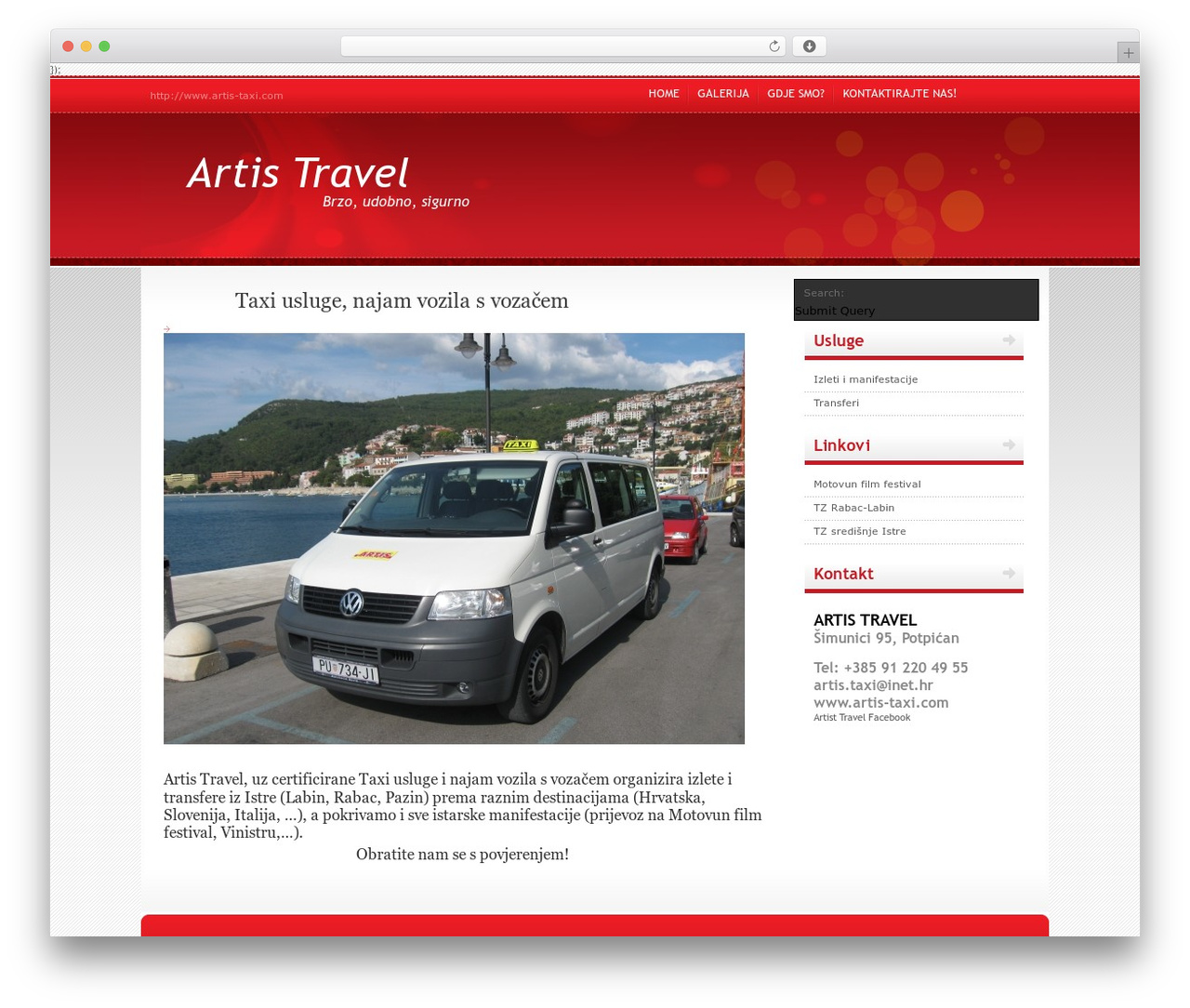 RedWhite WordPress theme - artis-taxi.com RedWhite WordPress theme - artis-taxi.com
