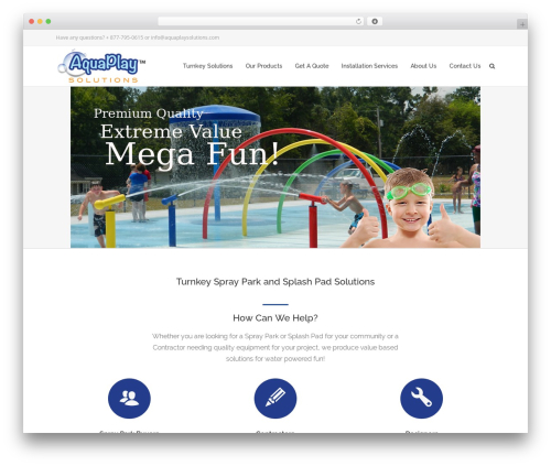 Specular WordPress theme - aquaplaysolutions.com