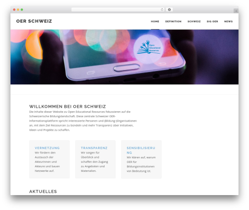 Theme WordPress Dalton - oer-schweiz.ch