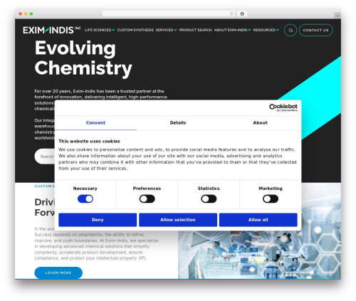 Theme WordPress Divi - exim-indis.com