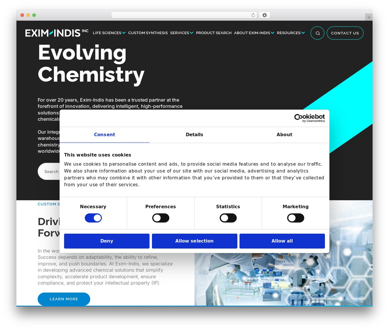 Theme WordPress Divi - exim-indis.com