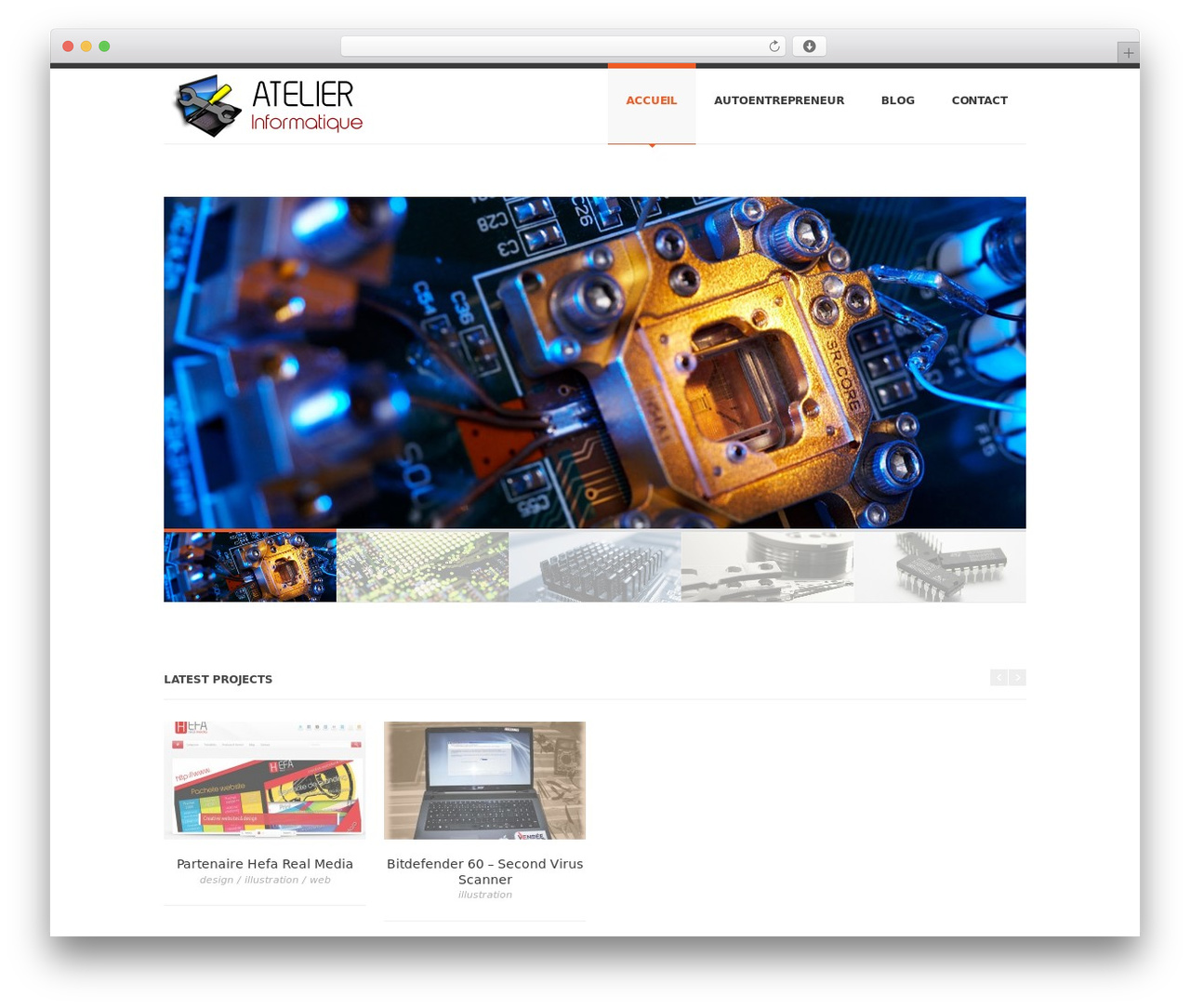 Theme WordPress SmartStart WP - Responsive HTML5 Theme - atelierinformatique.eu