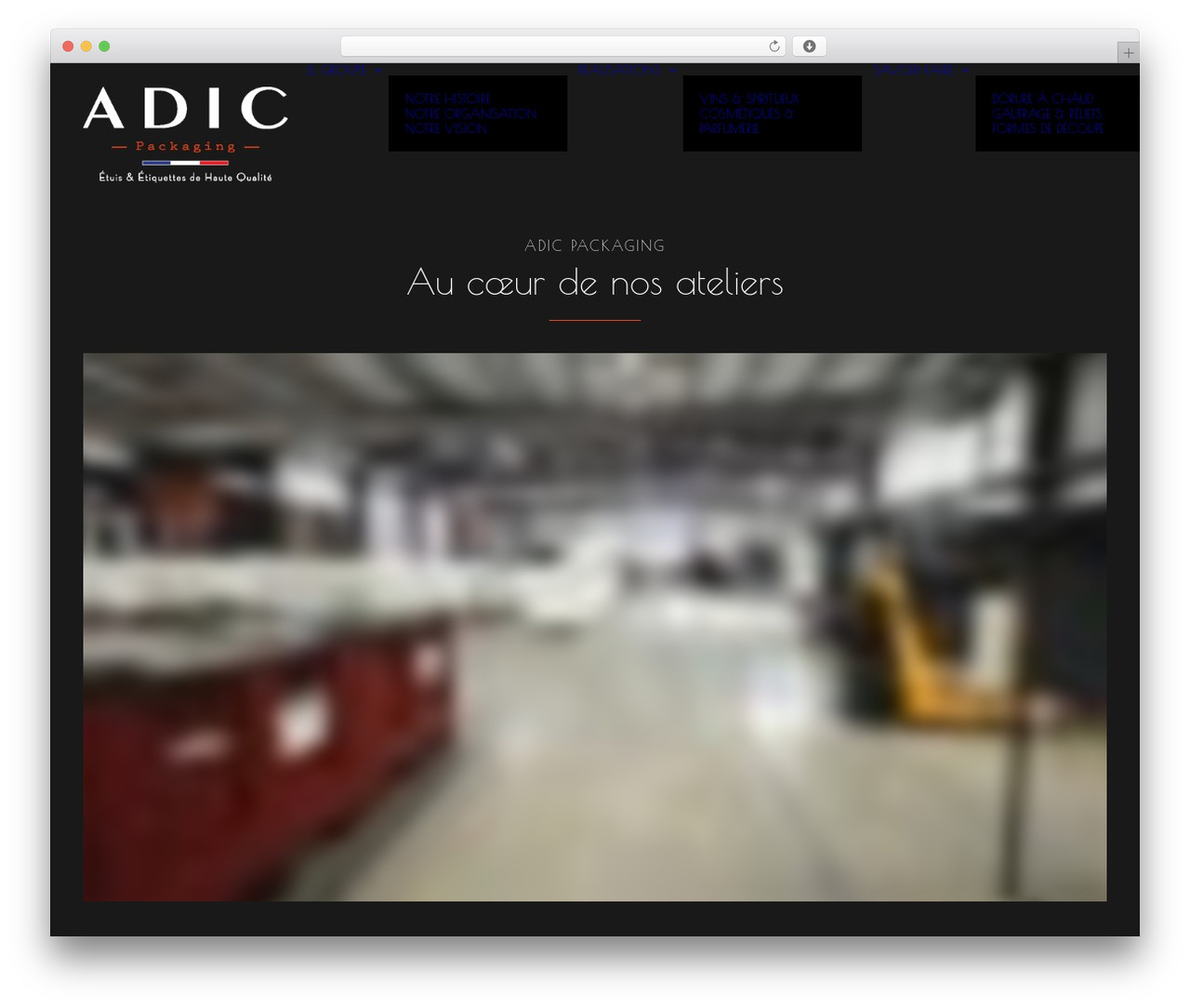 Uncode premium WordPress theme - adic-lesateliers.com