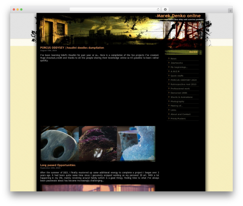 WordPress theme DFire - 3dgrafik.sk