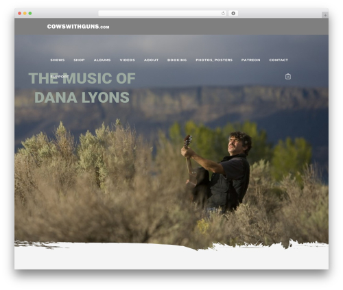 WordPress theme Rebellion - cowswithguns.com