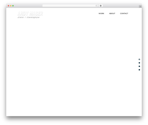 WordPress theme TM 9studio - andymaser.com