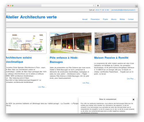 WP Opulus WordPress theme - architectureverte.fr WP Opulus WordPress theme - architectureverte.fr