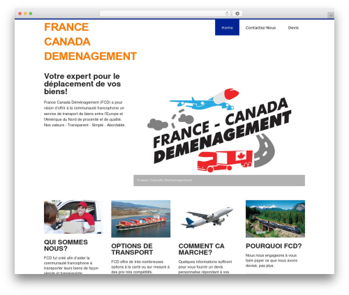 discoverpro theme WordPress - francecanadademenagement.com