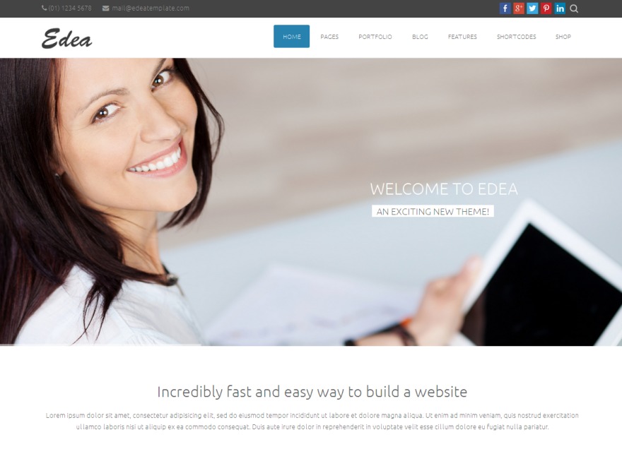 Edea theme WordPress by Webbisivut.org