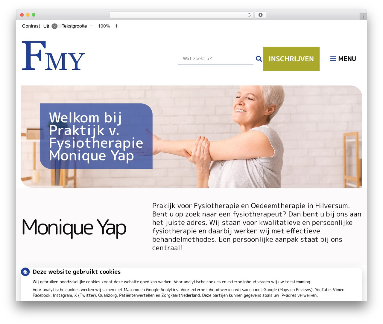 Flexdesign parent theme WordPress - fysiotherapieyap.nl