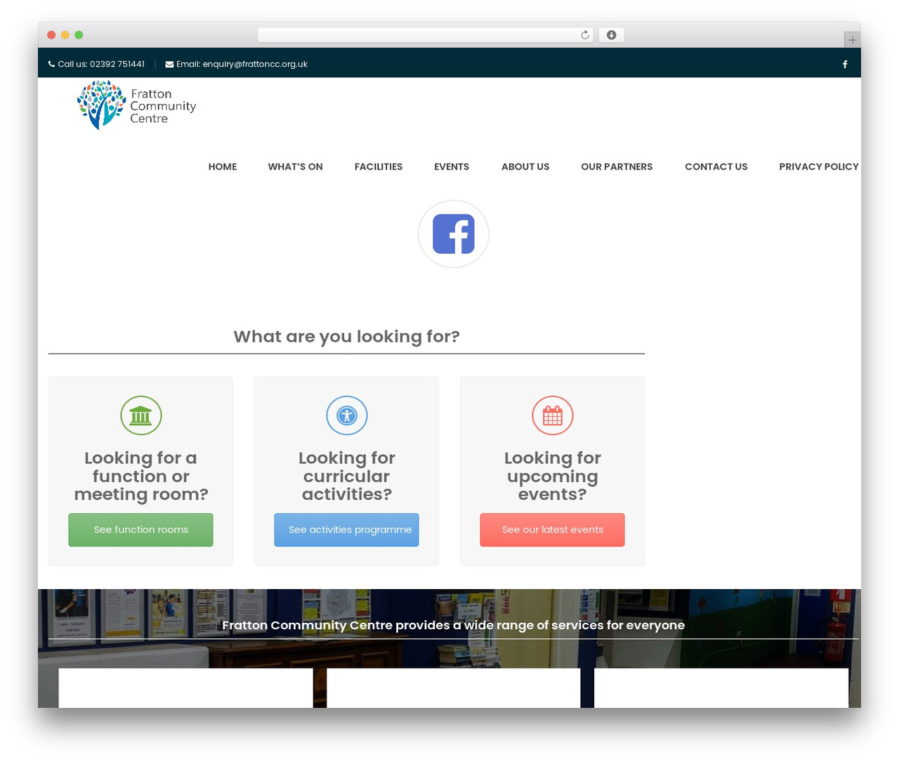 FO WordPress theme - frattoncc.org.uk
