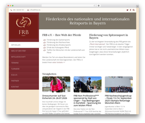 FRB theme WordPress - frbev.de