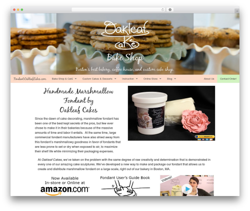 JointsWP (CSS) theme WordPress - fondant.oakleafcakes.com