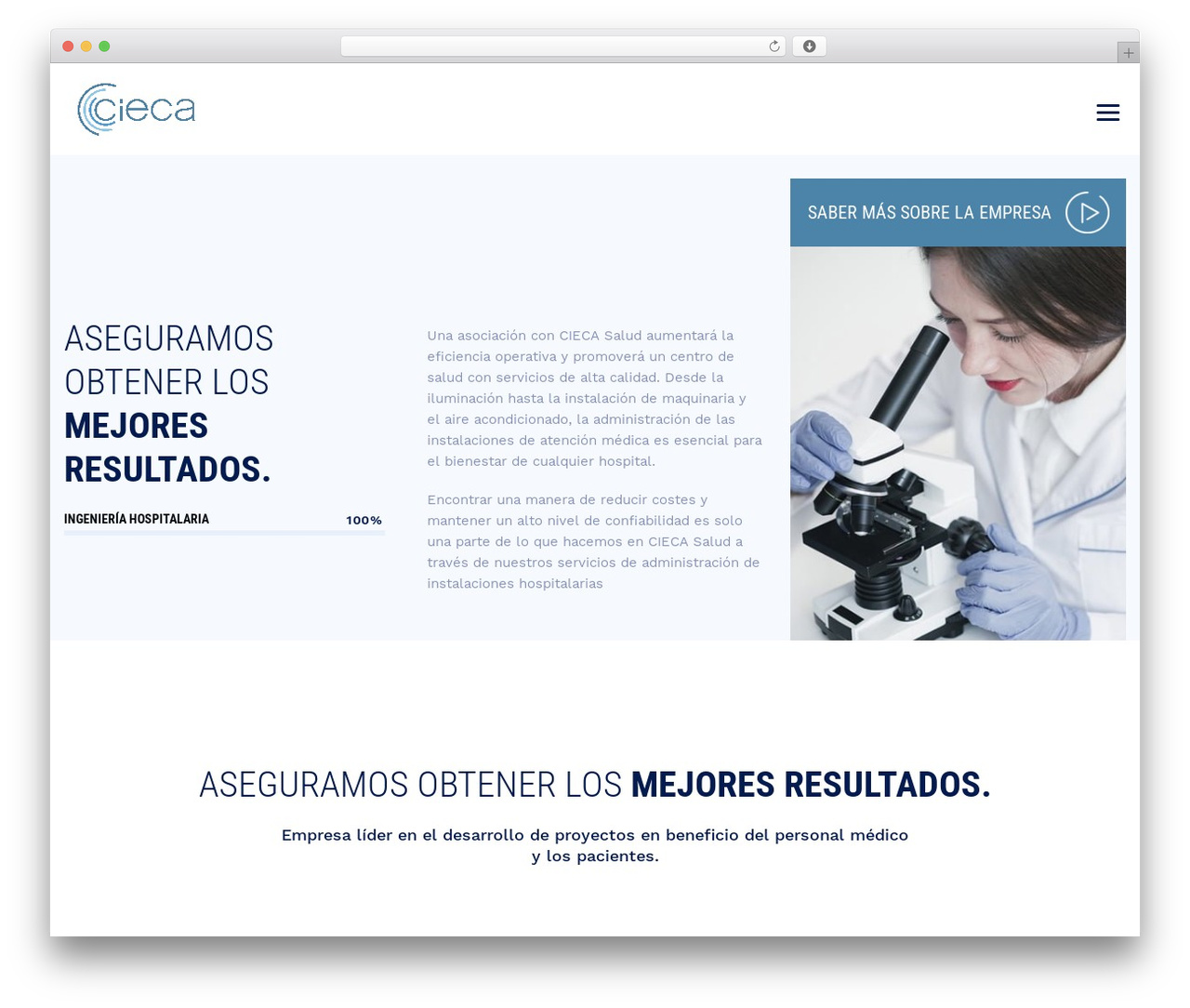 LabtechCO WordPress theme - cieca.es