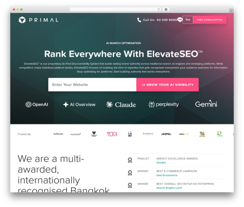 Primal TH WordPress theme - seo.primal.co.th